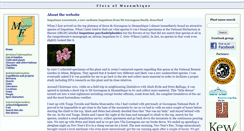 Desktop Screenshot of mozambiqueflora.com